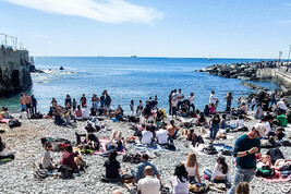 Spiaggia di Boccadasse a Genova